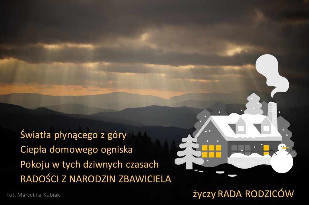 Kartka świąteczna od Rady Rodziców