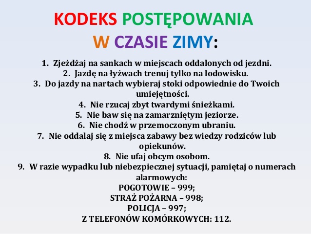 ZIMOWY KODEKS